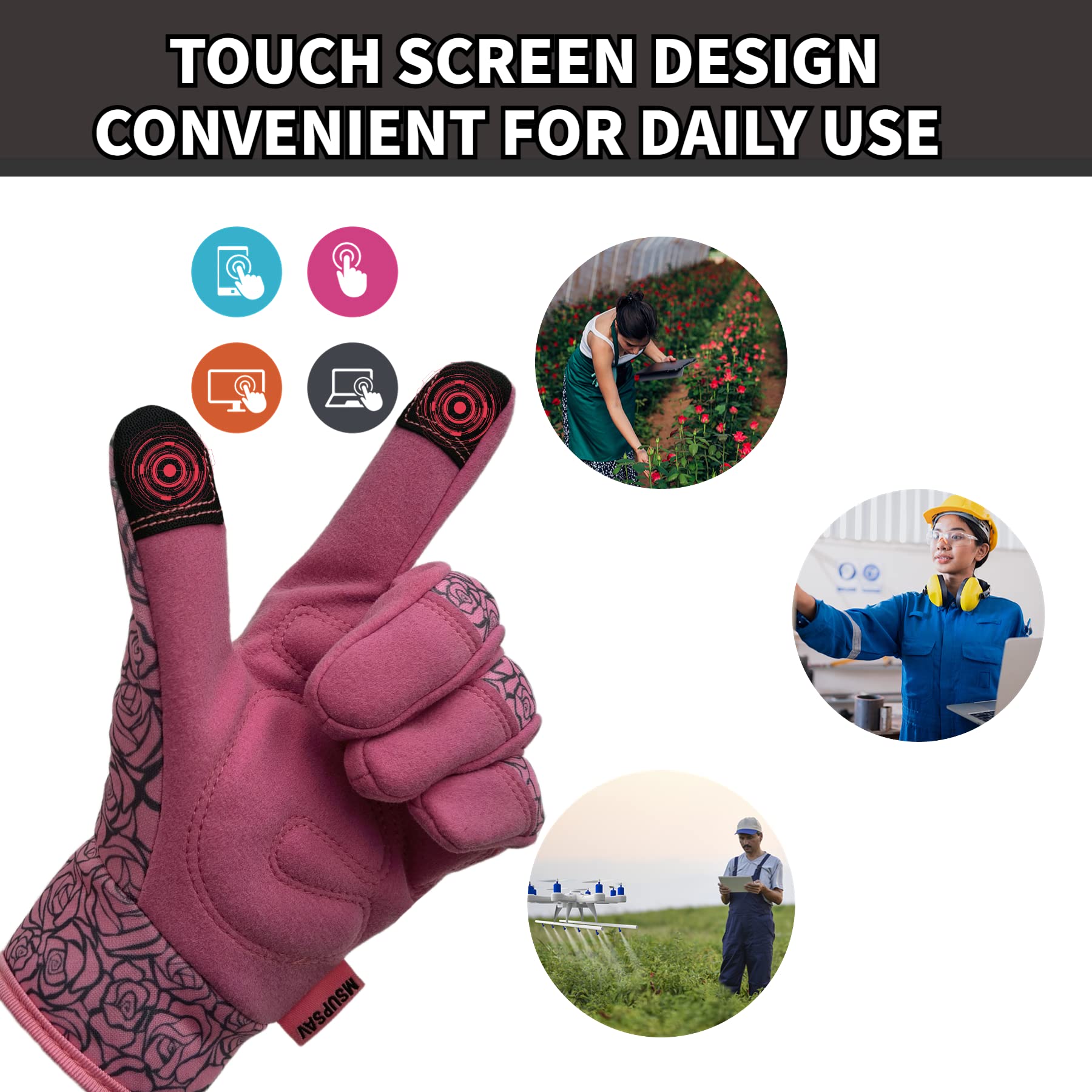 MSUPSAV gift-pack gloves make a thoughtful gardener gift.