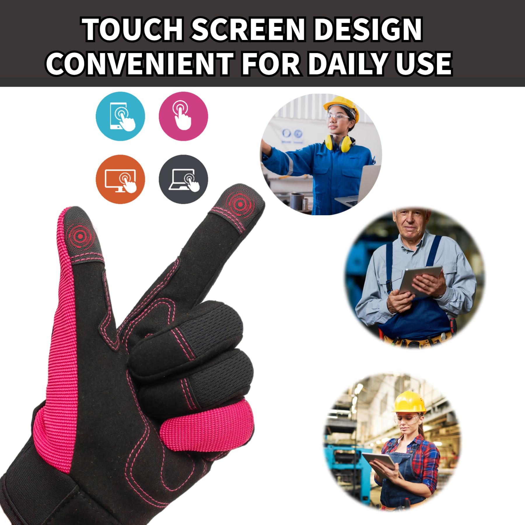 MSUPSAV garden gloves size guide helps choose the right fit.