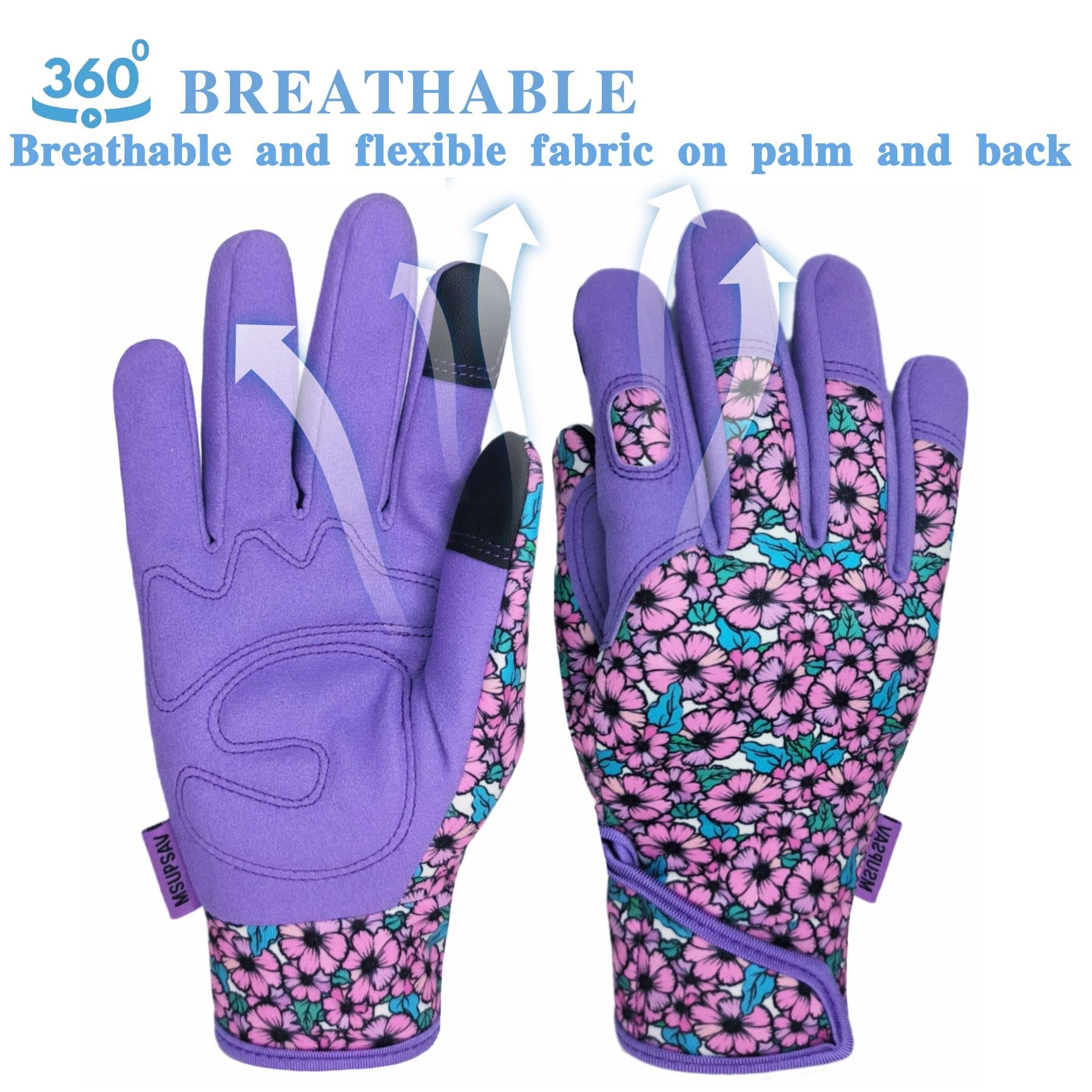 MSUPSAV gloves thumb and forefinger touchscreen compatible