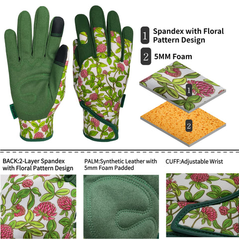 MSUPSAV gloves feature foam-padded palm for comfort during long tasks.