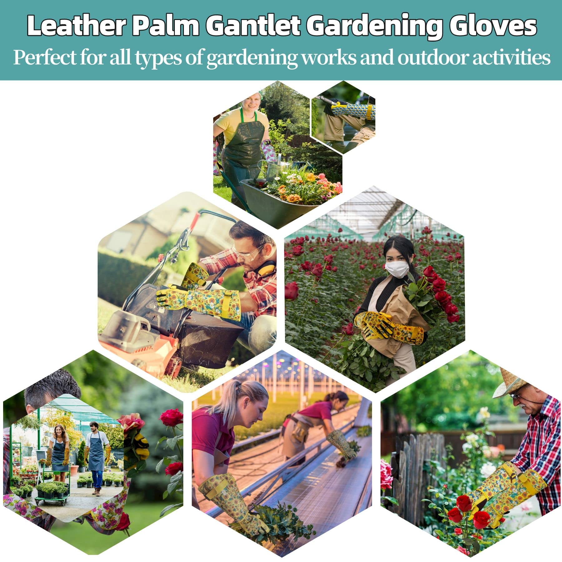 Breathable back MSUPSAV gloves stay cool in warm garden days