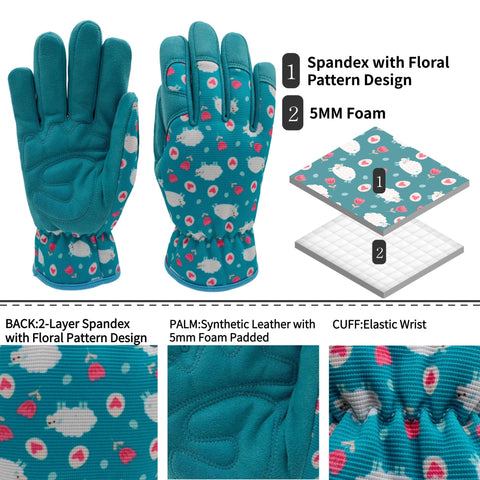 MSUPSAV foam-padded palm for comfortable gardening sessions