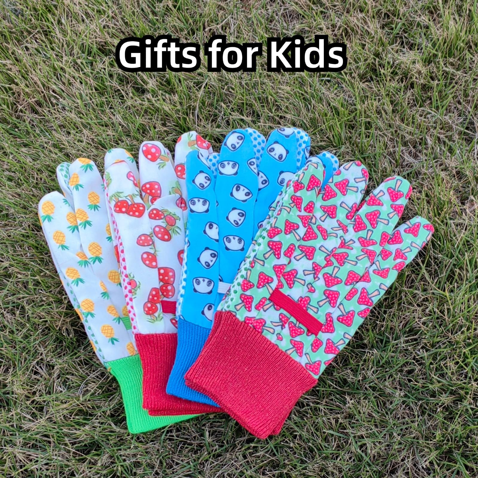 MSUPSAV Kids Garden Gloves reinforced fingertips for long-lasting use