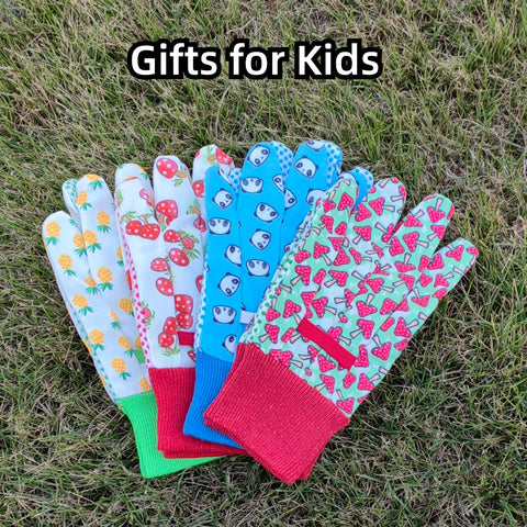 MSUPSAV Kids Garden Gloves reinforced fingertips for long-lasting use