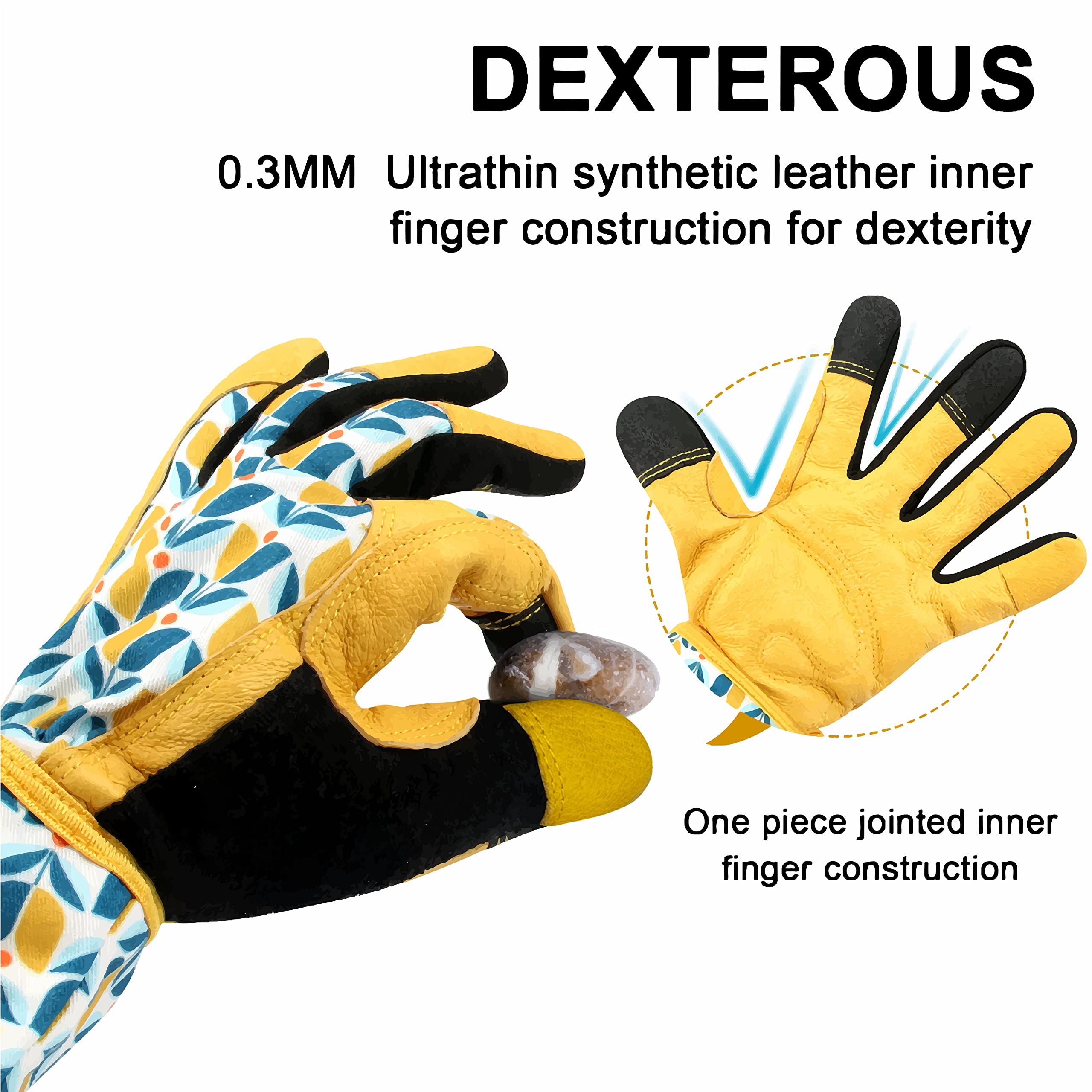 MSUPSAV gloves cuff extended canvas for forearm protection