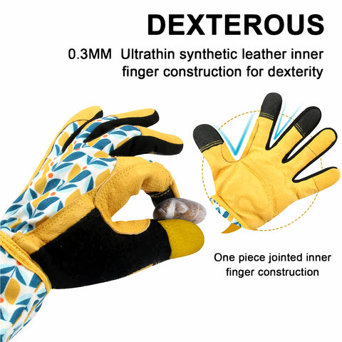 MSUPSAV gloves cuff extended canvas for forearm protection