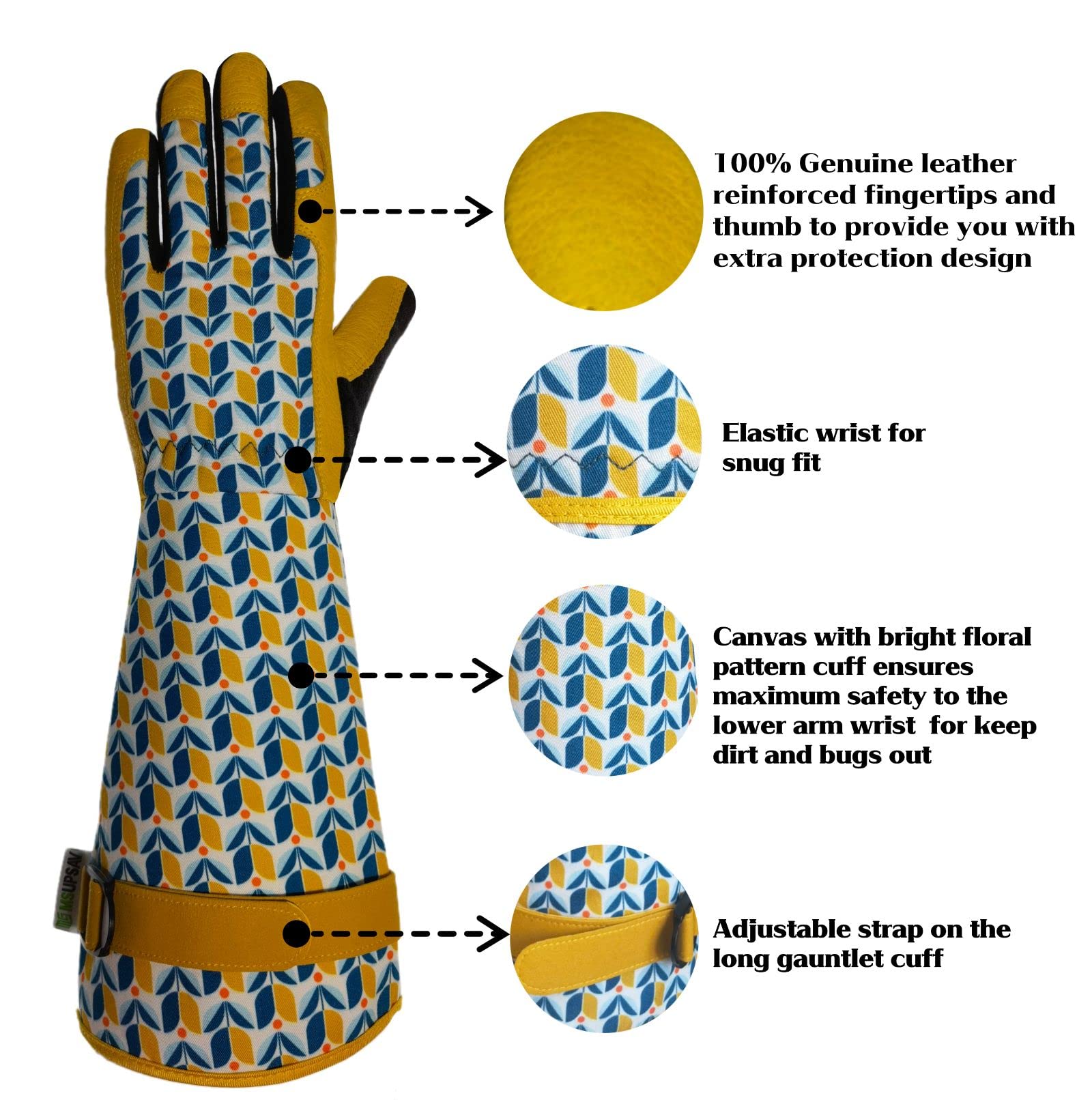 MSUPSAV foam-padded palm for comfortable digging