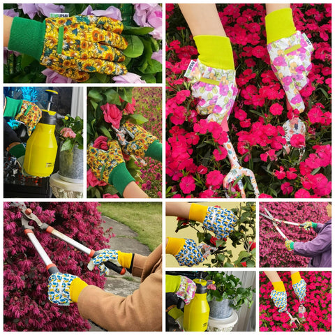 MSUPSAV Paris gloves with durable canvas back for daily gardening