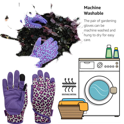 MSUPSAV reinforced fingertips enhance durability on tools and branches.