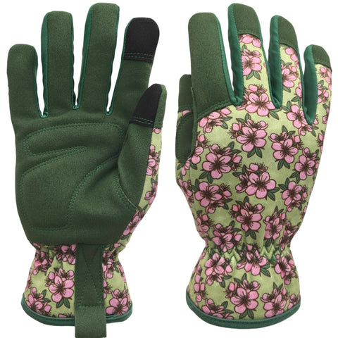 MSUPSAV gloves back-stretch panel enables flexible garden movement and comfort.