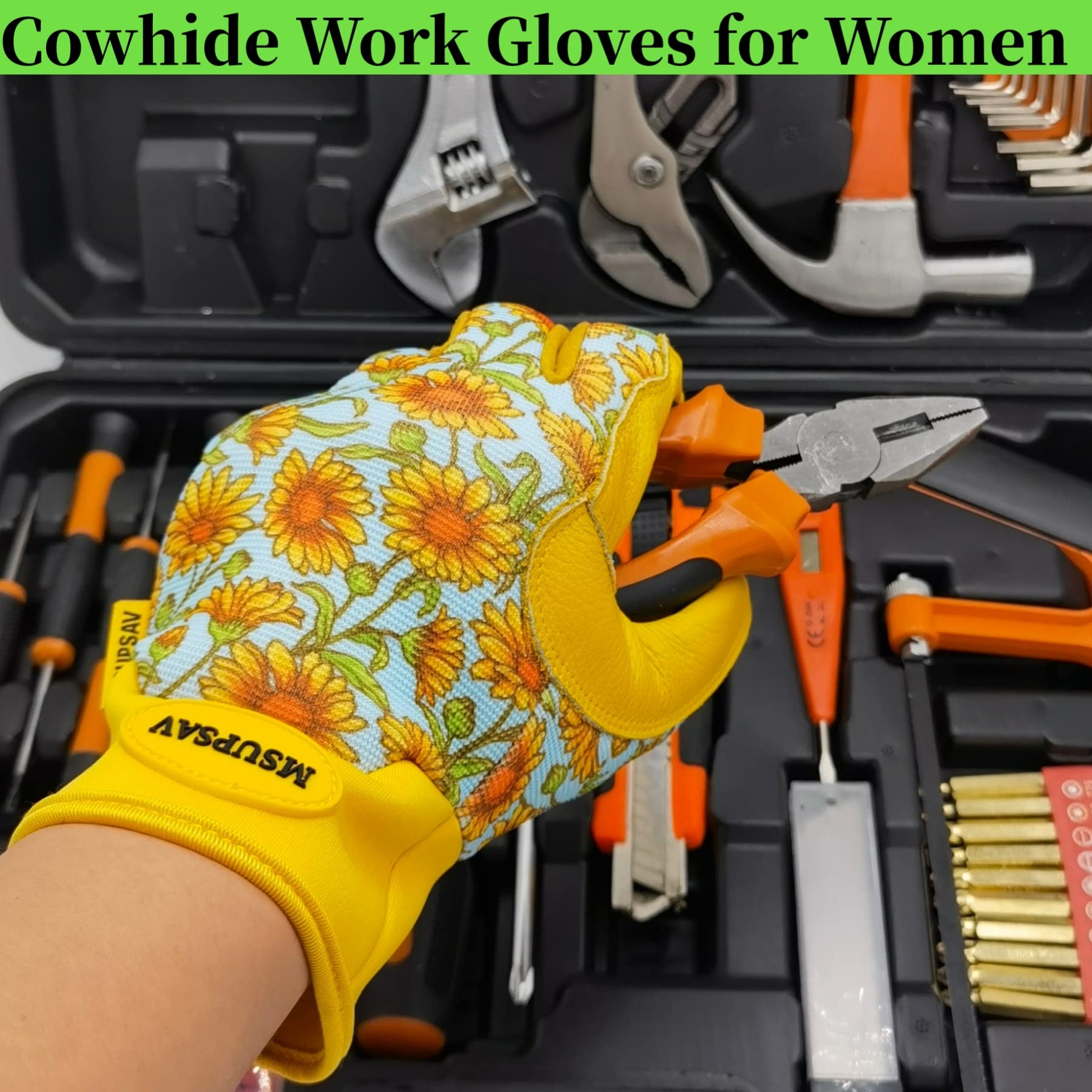 Touchscreen-compatible MSUPSAV gloves let you use devices without removal.