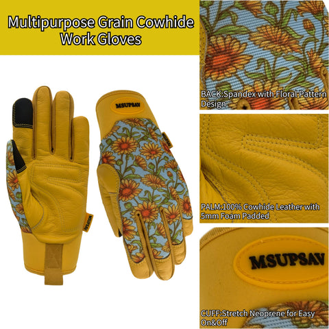 Women’s sizing guide helps you find a precise fit with MSUPSAV thorn-proof gloves.