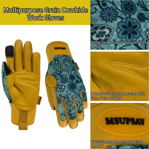 MSUPSAV gloves with secure hook-and-loop cuff for a snug fit