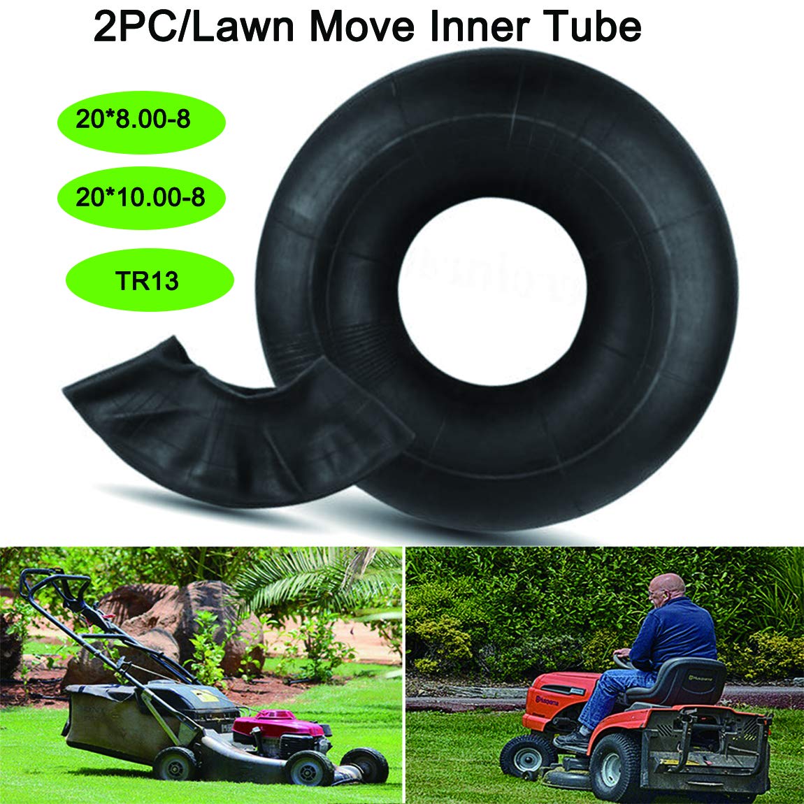 MTA XEK 2-pack tubes ready for installation in riding mowers and golf carts