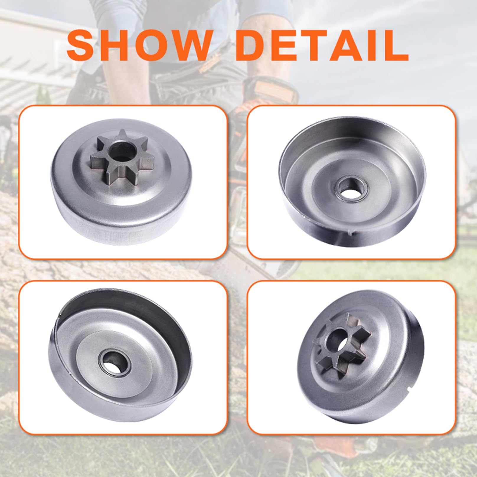 Mtanlo .325 teeth close-up showing precise 7-tooth pitch for compatibility.