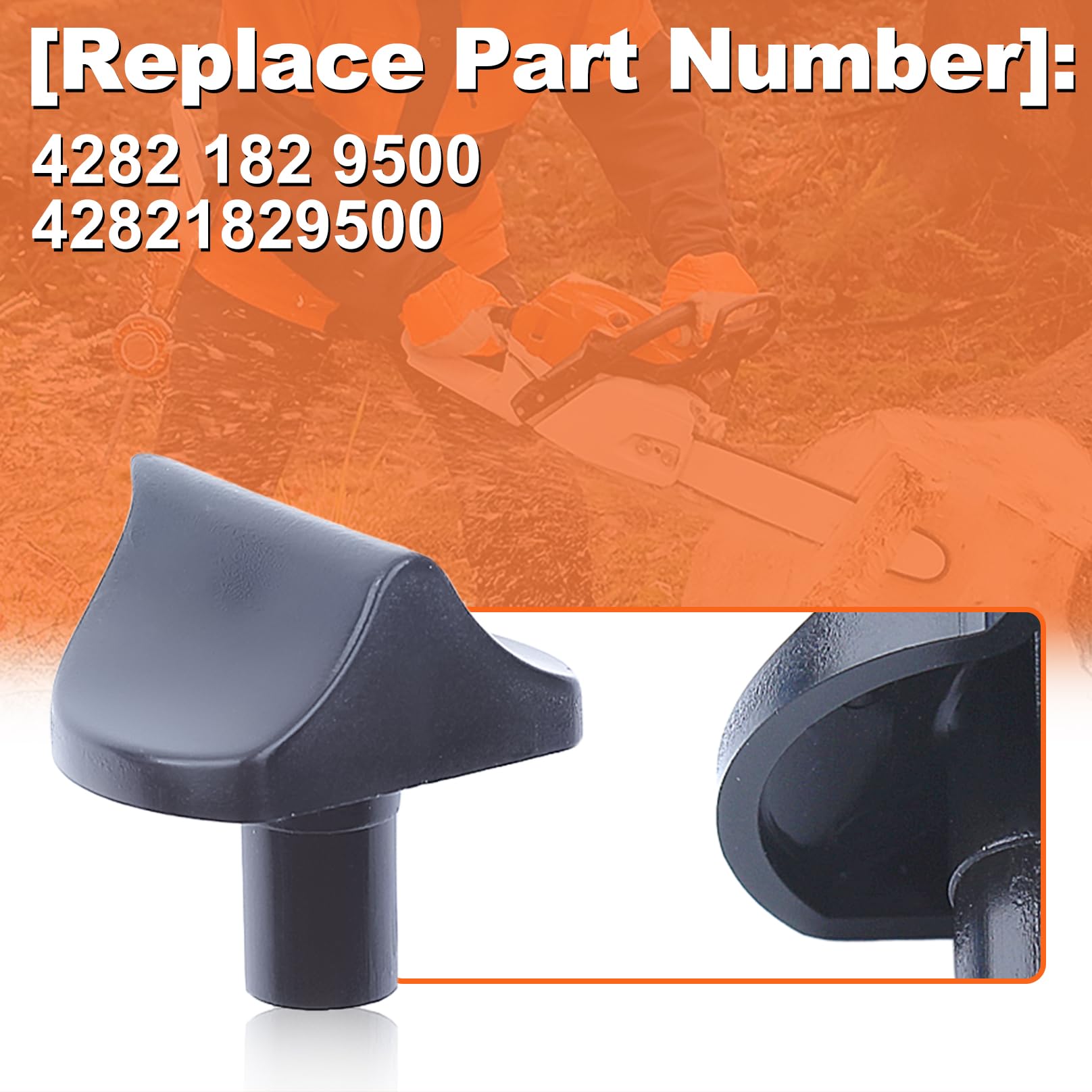 Mtanlo carb choke knob on BR550 demonstrates seamless compatibility for quick replacements