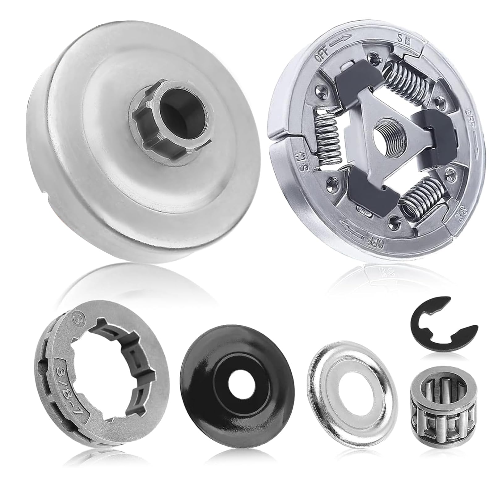 Mtanlo clutch drum assembly for Stihl compatibility, smooth engagement.