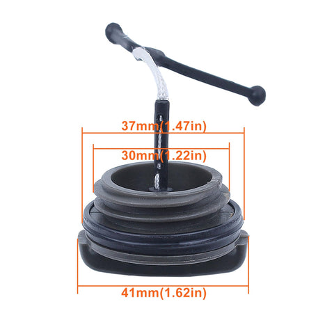 Mtanlo fuel cap kit for Husqvarna 365/372XP, two caps included.