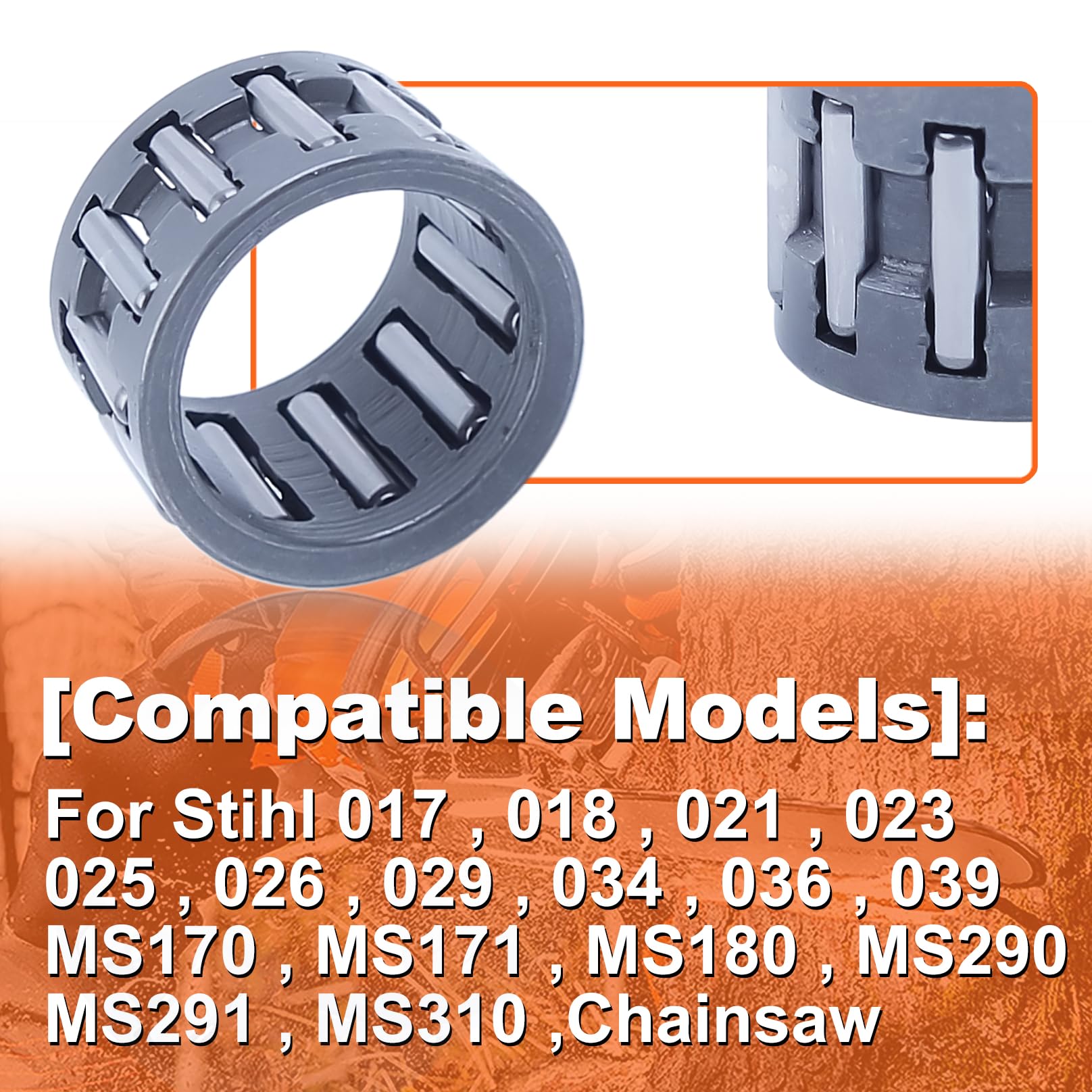 Mtanlo MS210/MS211 needle bearing kit helps restore clutch efficiency.