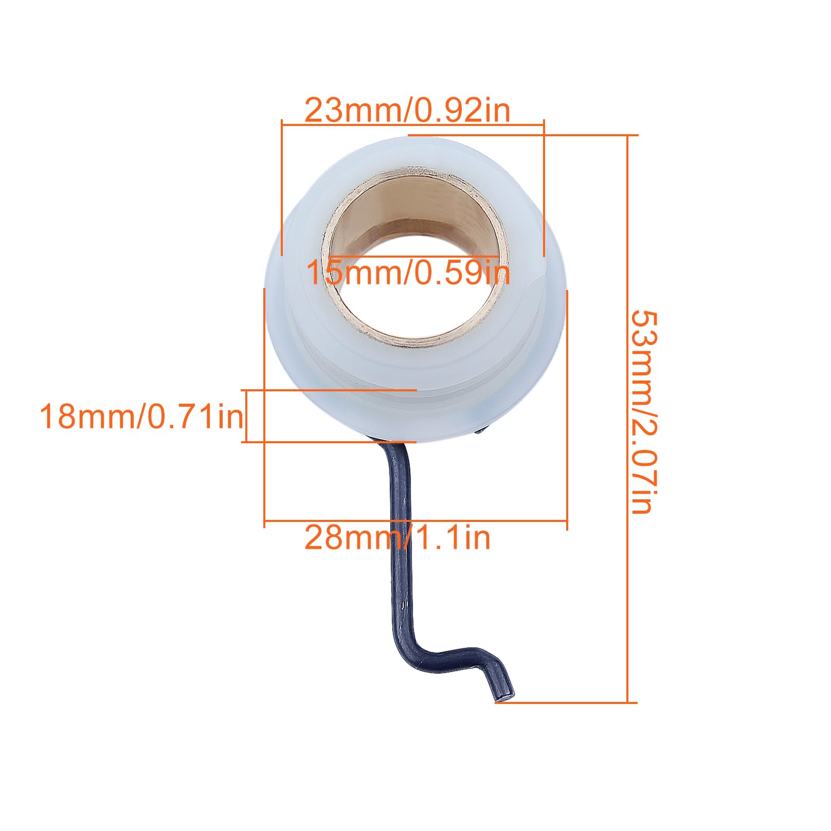 Mtanlo oil pump with worm gear for Stihl MS390 highlighting compact replacement kit