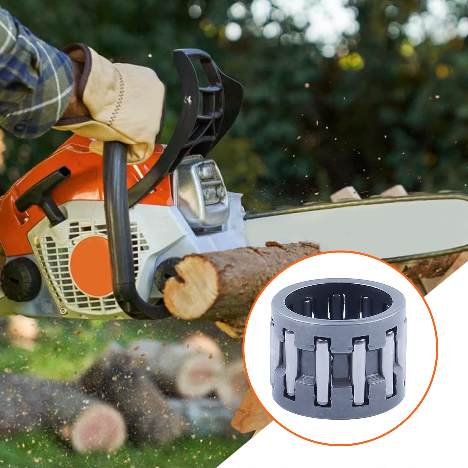 Mtanlo ten-needle pack ready for compatible Stihl models.