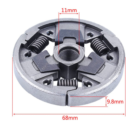 Mtanlo washer and E-clip image highlighting essential parts for clutch assembly.