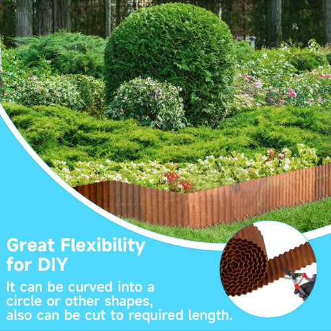 MTART lawn and flower bed border demonstrates versatile landscape use.