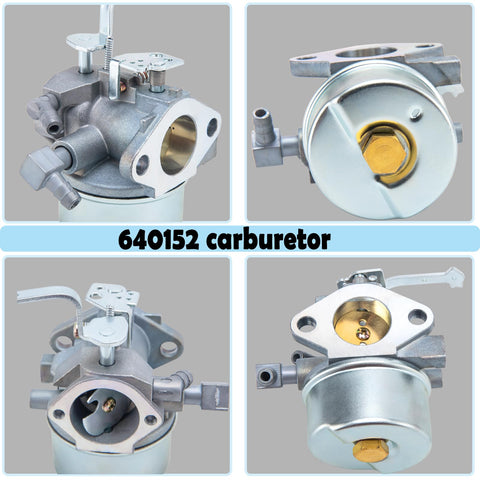 Complete included parts kit for carburetor replacement.