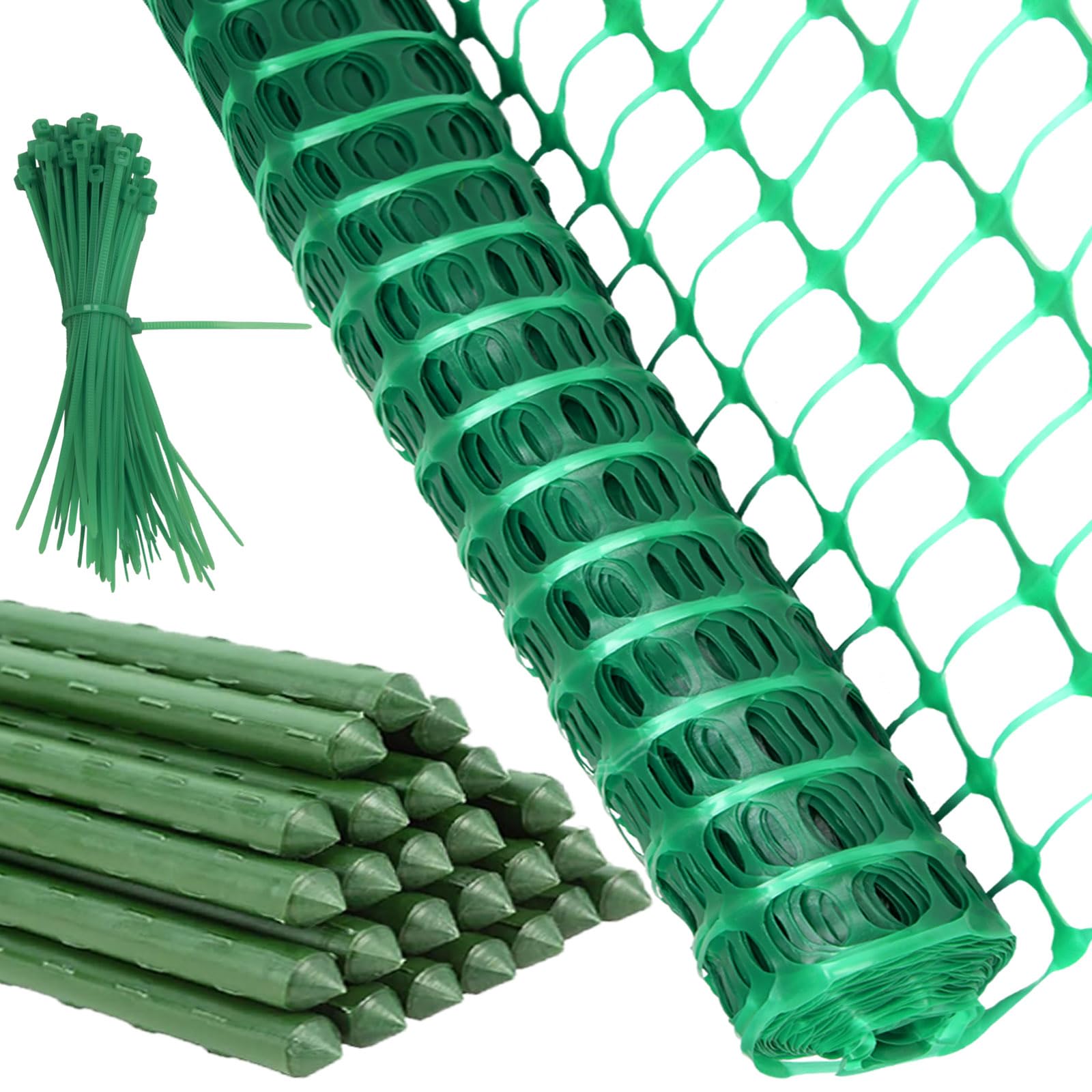 MTAW XEK snow fence 40in x 100ft protecting walkways from snow and frost.