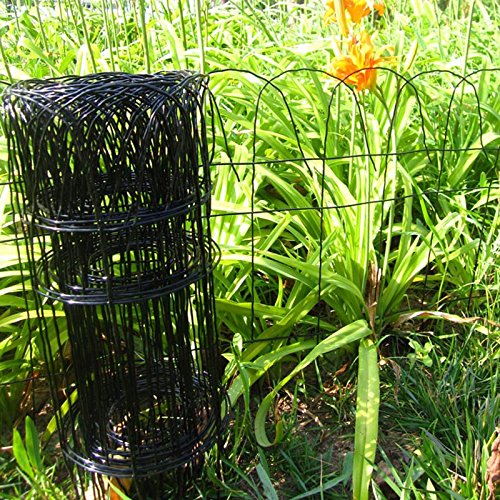 MTB Supply metal wire fence provides a versatile barrier for beds and paths.