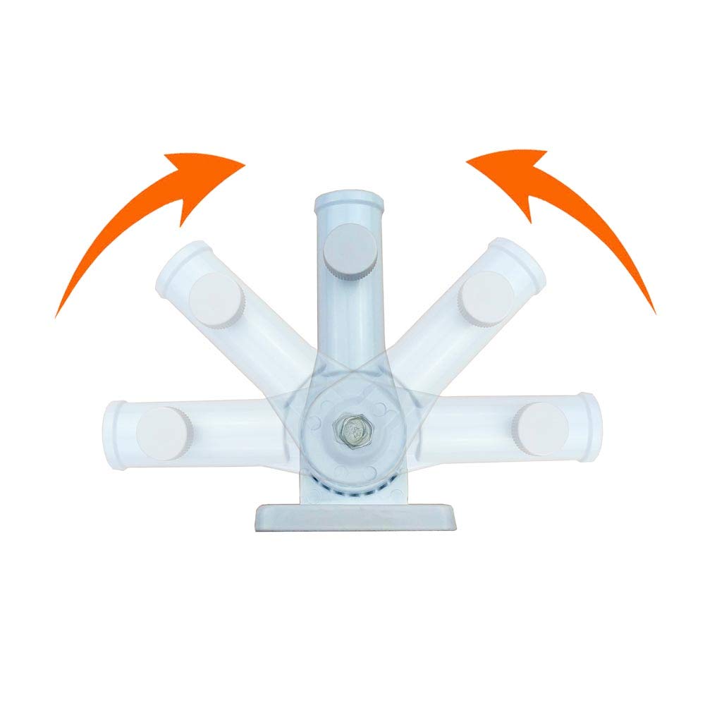 MTB Supply flag bracket with included anchors enables quick mounting.