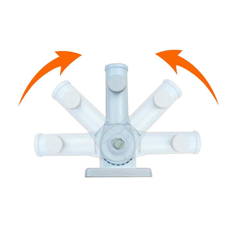 MTB Supply flag bracket with included anchors enables quick mounting.