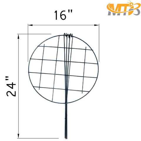 MTB Supply peony cages provide sturdy support for tall plants and blooms