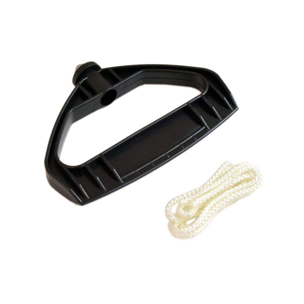 MTD snowblower recoil rope handle, authentic OEM part for reliable starts.