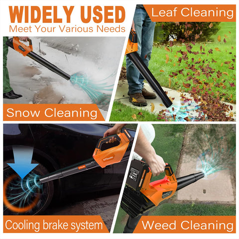 MTKOALA orange finish improves visibility and safety during yard work.