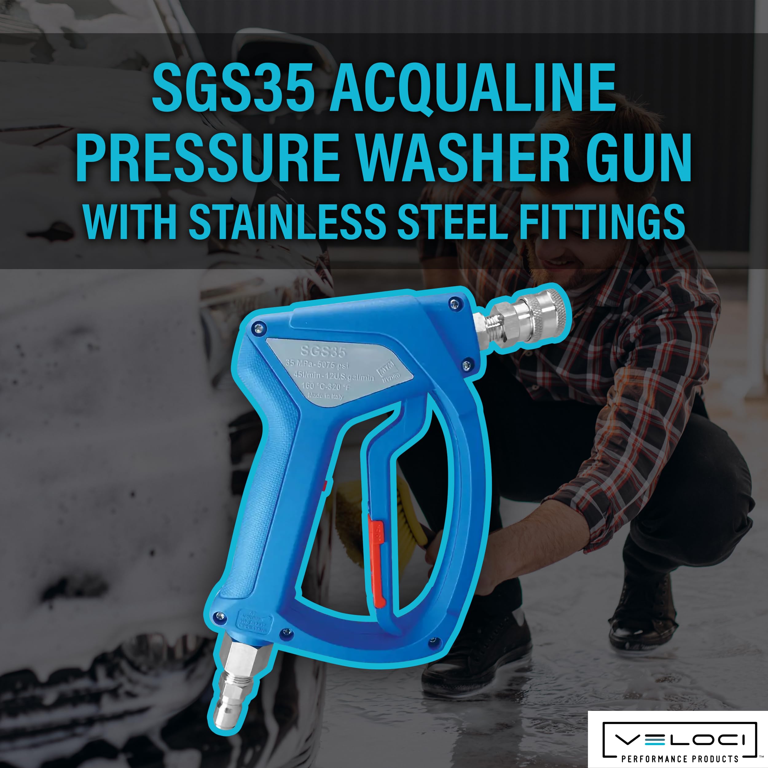 MTM Hydro SGS35 stainless fittings highlight leak free connections in setup