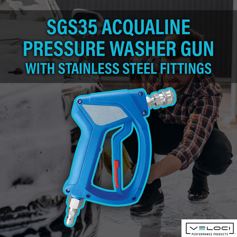 MTM Hydro SGS35 stainless fittings highlight leak free connections in setup