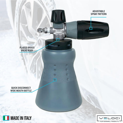 Durable PF22 with vertical and horizontal spray options for various surfaces.