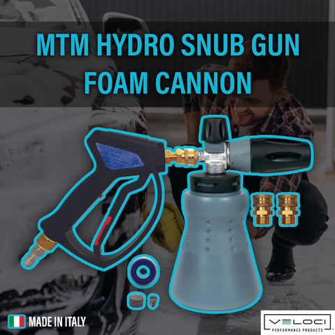 MTM Hydro SG28 trigger gun providing precise control during washing