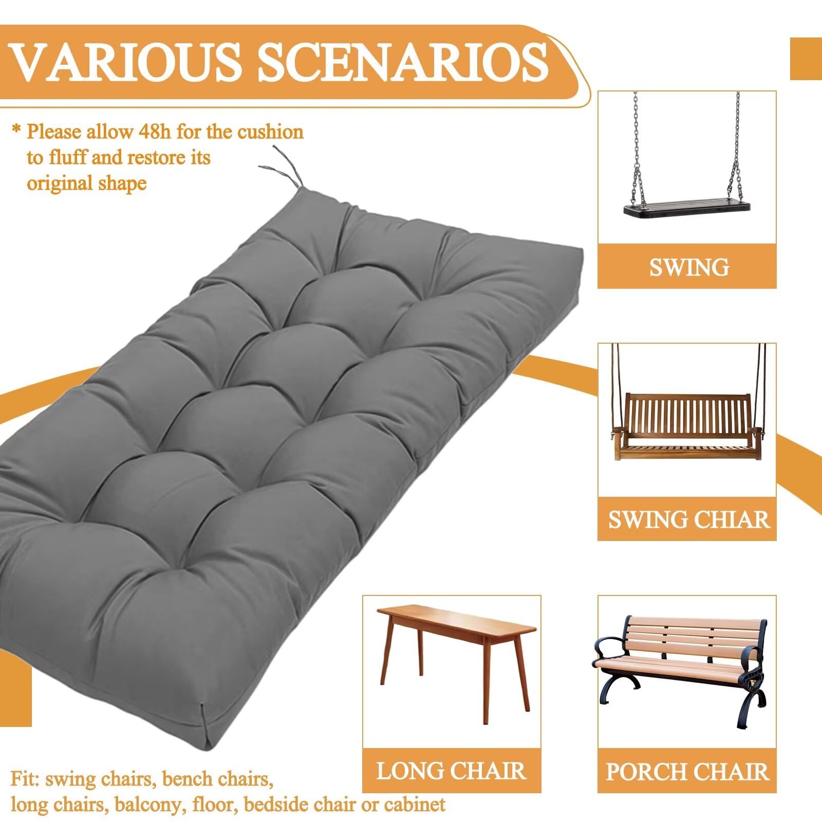 MTMR easy fluffing and spot-clean maintenance keeps cushions fresh.