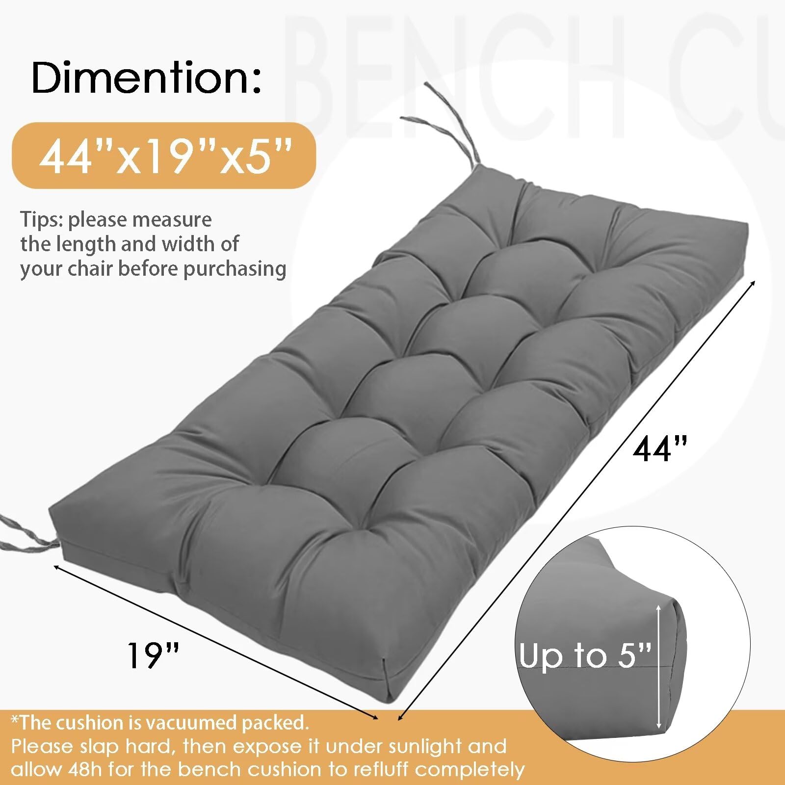 MTMR high-elasticity PP cotton fill delivers quick loft and support.