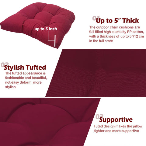 MTMR easy-clean cushions dry quickly after spills
