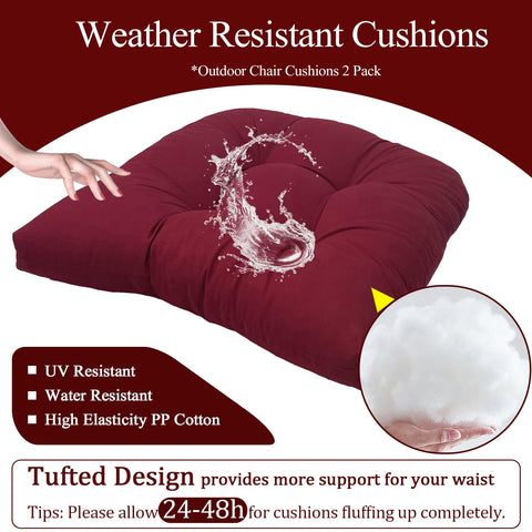 MTMR 19x19 inch cushions fit most chairs