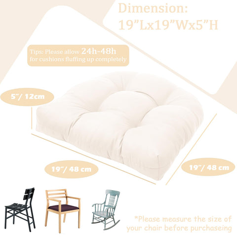 MTMR cushions on diverse patio chairs offer versatile comfort and compatibility