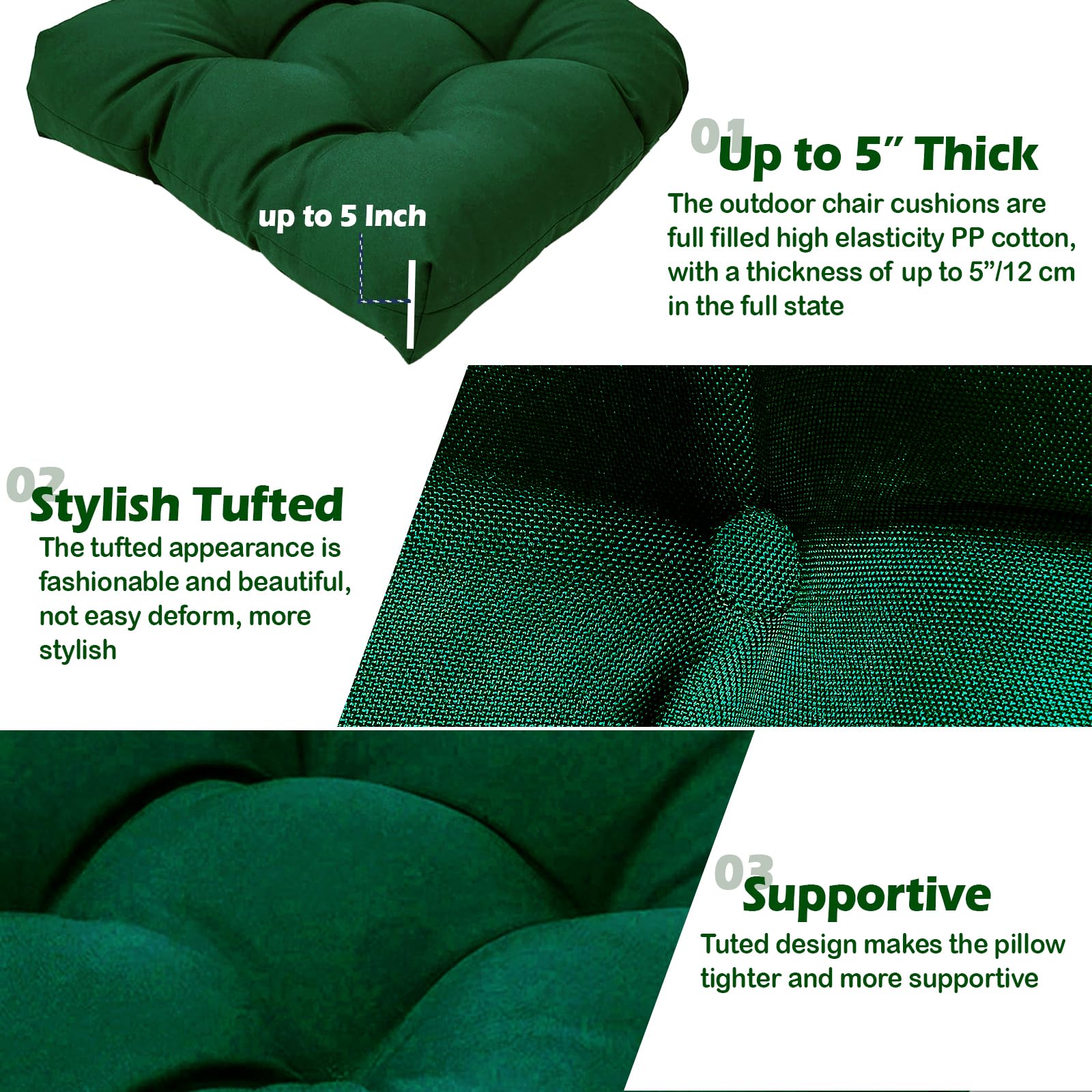 MTMR sun-resistant fabric cushions stay vibrant after exposure