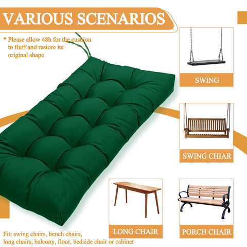 MTMR patio cushion designed for porch swings and lounge chairs