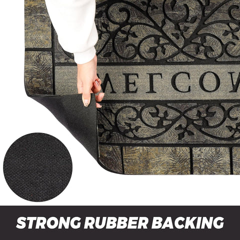 MTOUOCK mud-trapping grooves keep dirt outside the home.