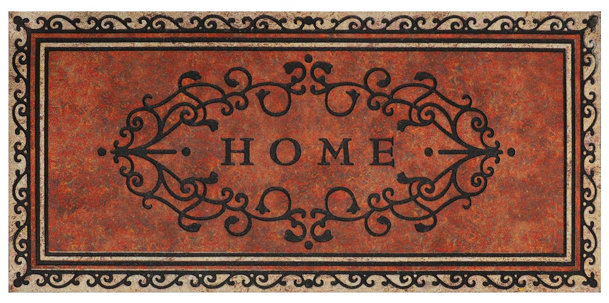 MTOUOCK large 47x22 outdoor welcome mat front view suitable for high-traffic entrances