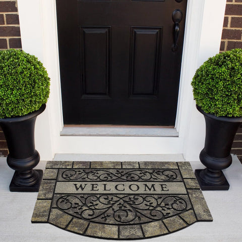 MTOUOCK large entry mat enhances modern foyers with practicality.