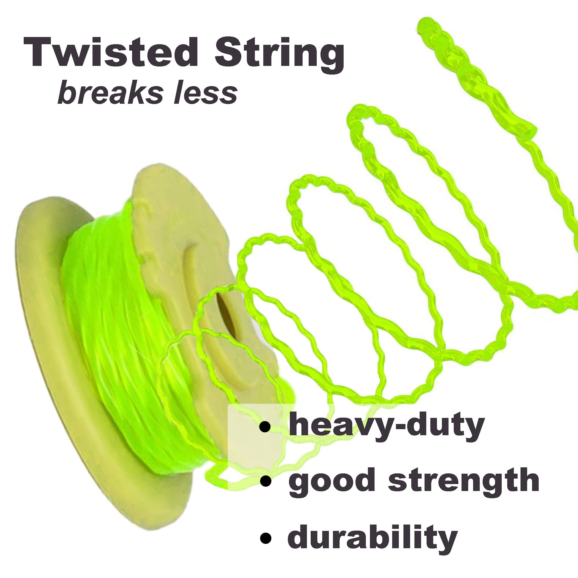 MTRSOCHO nylon durable line spool boosts long lasting performance.